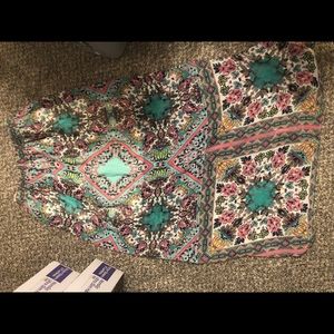 Patterned maxi skirt